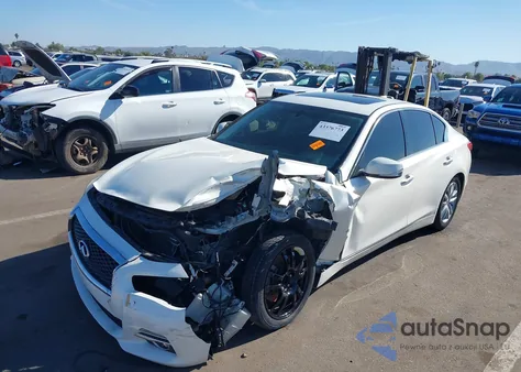 2015 Infiniti Q50 Premium из США, поврежденный, VIN JN1BV7AP5FM336519